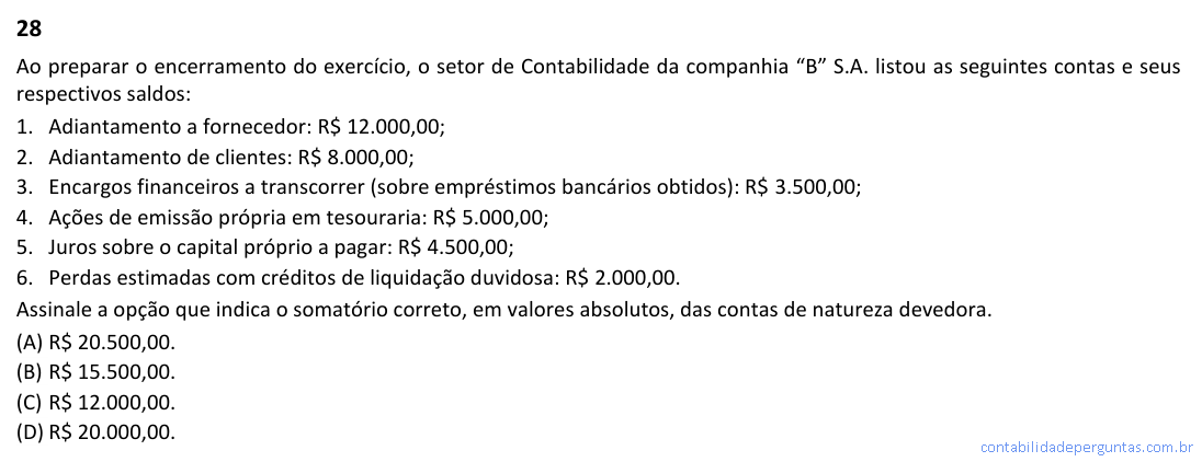 Imagem da Questão 28 — CFC 2026.1