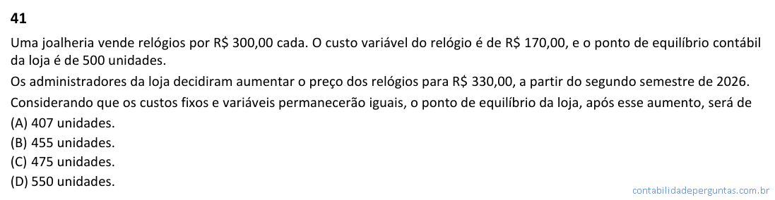 Imagem da Questão 41 — CFC 2026.1
