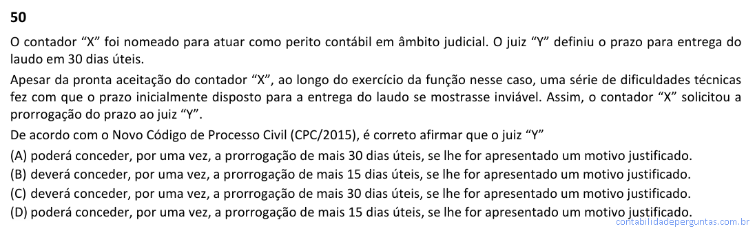 Imagem da Questão 50 — CFC 2026.1