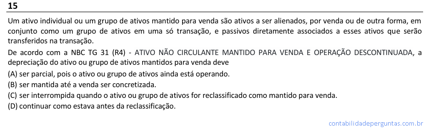 Imagem da questão 15